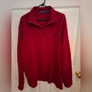 Mens Polo Ralph Lauren Quarter Zip Pullover Sweater XL